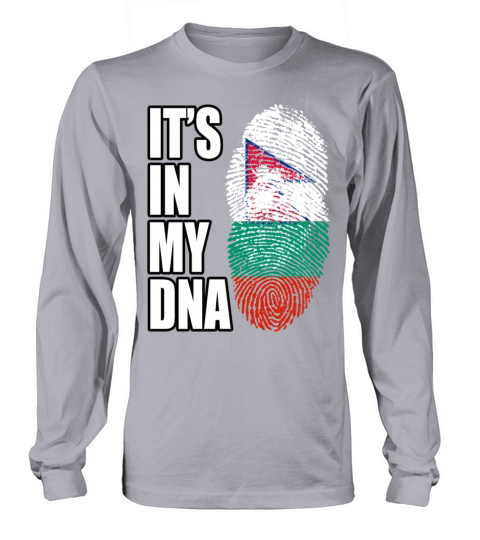 Bulgarian And Nepalese Mix DNA Flag Heritage Men's Long Sleeve