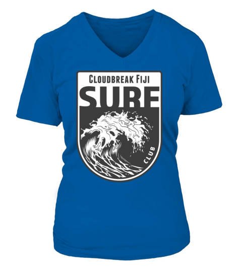 Cloudbreak Tavarua Island Fiji Surf Souvenir Surfi Women's V-Neck T-shirt