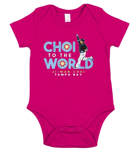 Choi to the world Ji Man Choi Tampa Bay Short Sleeve Baby One-Piece