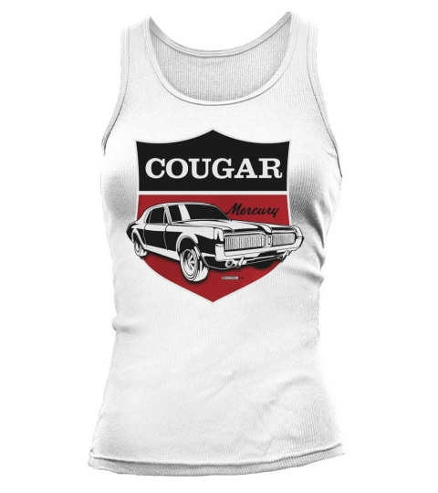 Classic Mercury Cougar crest Tank top Woman