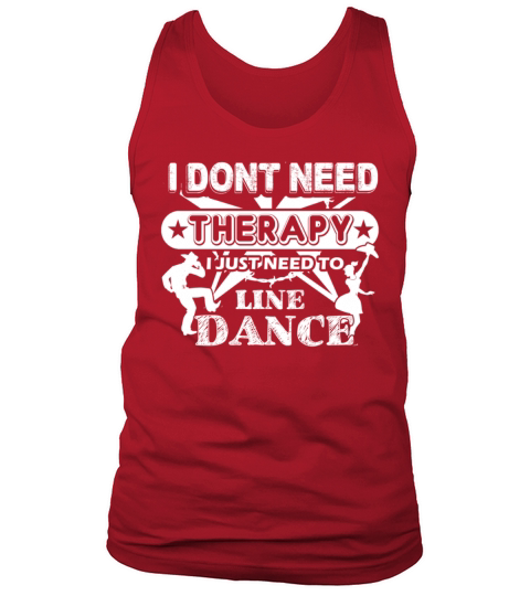 Line Dance Therapy Shirts Men's Tank Top
