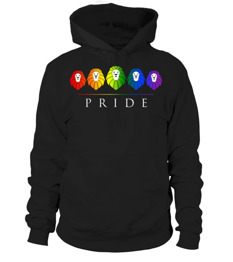 Gay Pride Lions - LGBT Rainbow Women's Hoodie