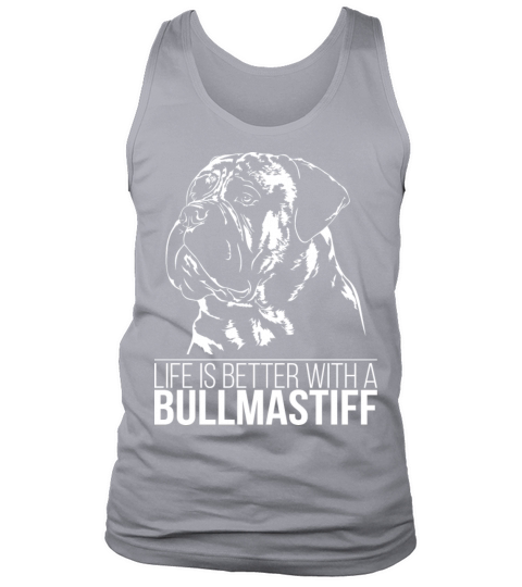 BULLMASTIFF life is better dog mom gift Wilsigns Tank Top Unisex