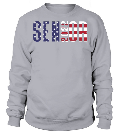 Senior 2022 American Flag Women's Sweatshirt