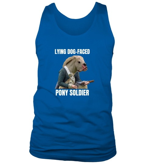 lying dog faced pony soldier black Tank Top Unisex