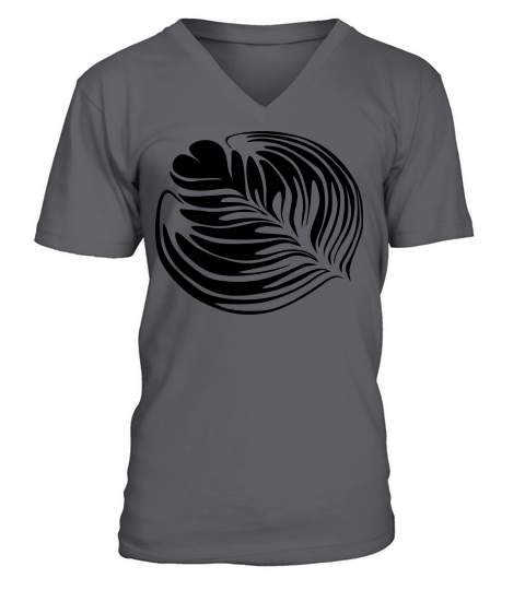 Coffee Art Men's V-Neck T-shirt
