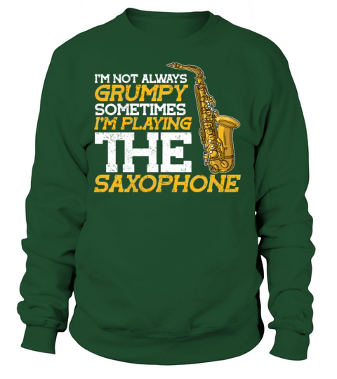 Saxophone Jazz Music Player Saxophonist Women's Sweatshirt