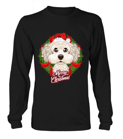 Bichon Frise Lover I Merry Christmas Bichon Frise Women's Long Sleeve