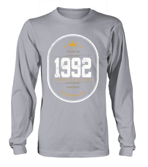 Made In 1992 Limited Edition Vintage Women's Long Sleeve
