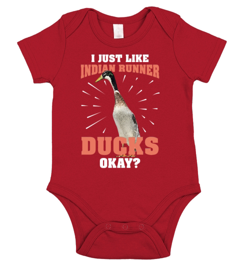 Runner ducks gift poultry duck owner Short Sleeve Baby One-Piece