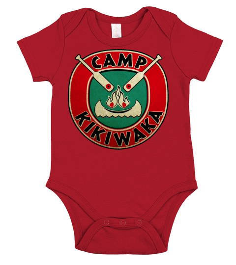 Vintage Camp Kikiwaka Logo Short Sleeve Baby One-Piece