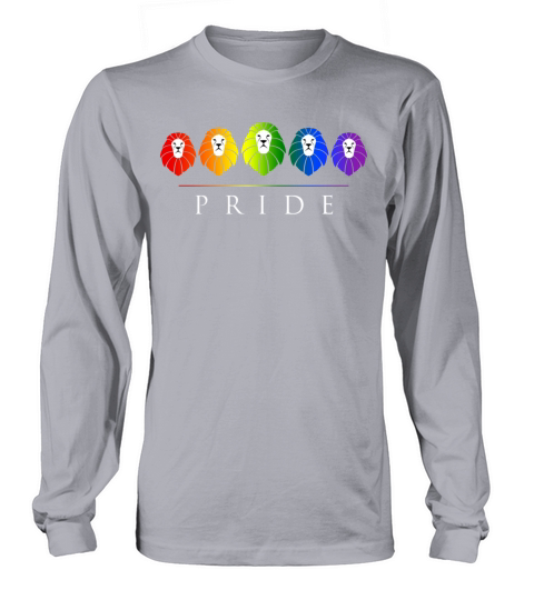 Gay Pride Lions - LGBT Rainbow Women's Long Sleeve