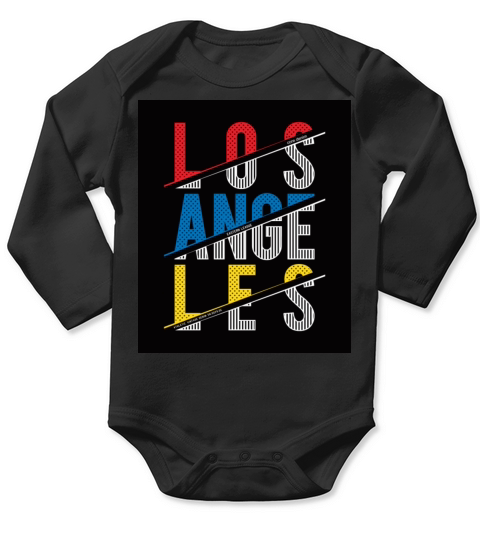 Los angeles denim Long Sleeve Baby One-Piece