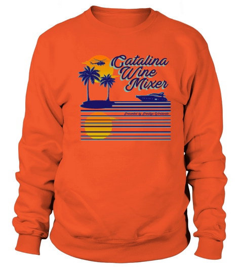 Catalina Wine Mixer Beach Palm Trees Women's Sweatshirt