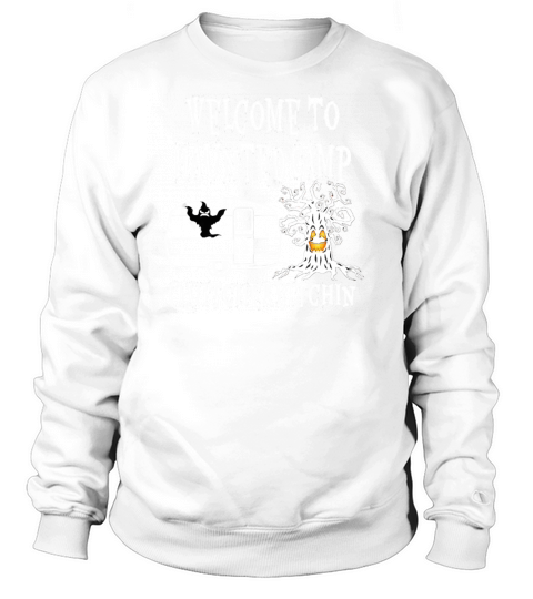 Halloween Welcome to Haunted Camp Quitcherbitchin Women's Sweatshirt