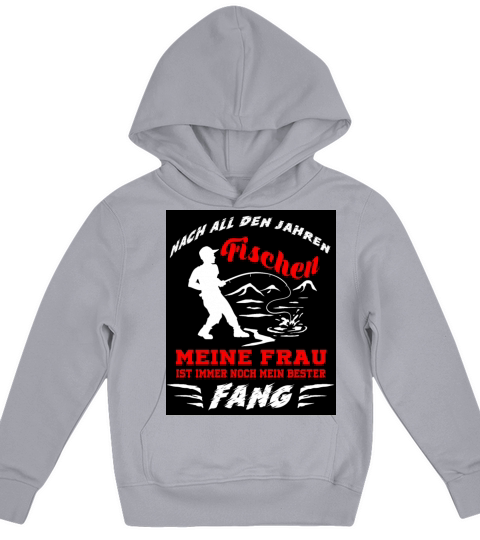 Fishing Angling Fish Fisher Fisherman Angler Gift Kids Hoodie