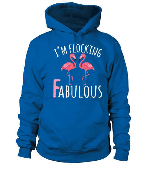 Im Flocking Fabulous Watercolor Pink Flamingo Women's Hoodie