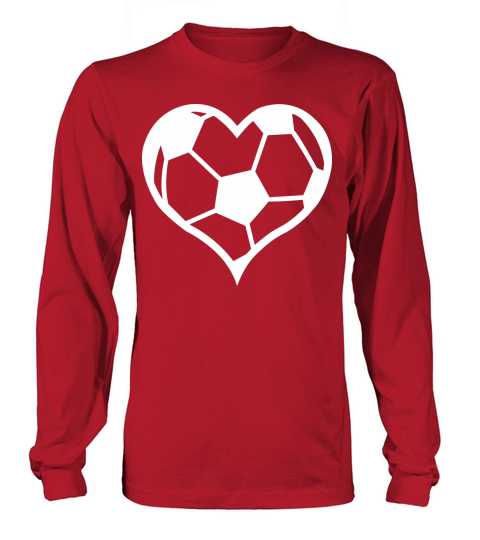 Heart soccer Women's Long Sleeve