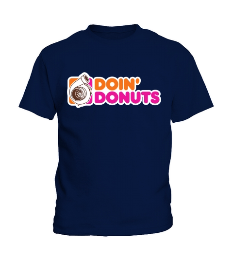 Doin Donuts Turbo Automotive Kids T-Shirt