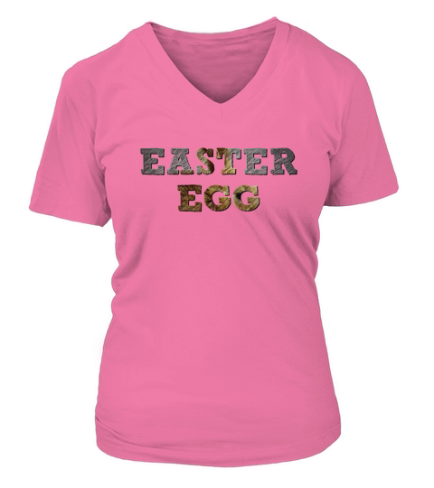 Easter Egg V-neck T-Shirt Woman