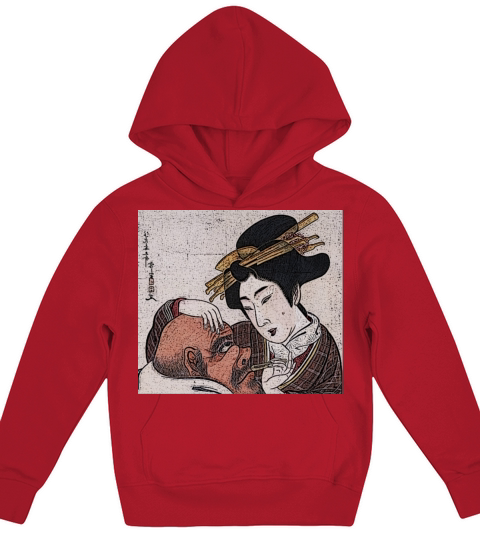 VINTAGE JAPANESE ART REPLICAS 2 Kids Hoodie