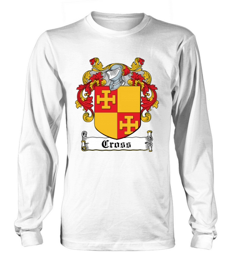 Cross Coat of Arms Irish Family Crests - Coffee Mug (colored) Long sleeved Unisex