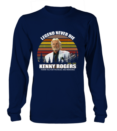 Thank You For The Memories-Kenny-Gift-Rogers-64 Year T-Shirt Long sleeved Unisex