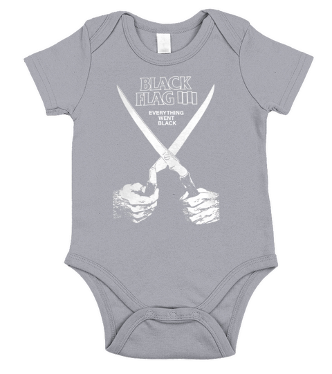 Everything Went Black Short Sleeve Baby One-Piece