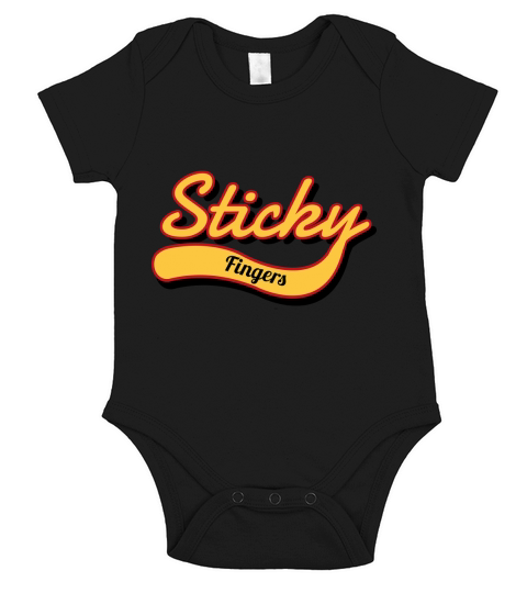 Sticky Fingers Band Logo Short Sleeve Baby One-Piece