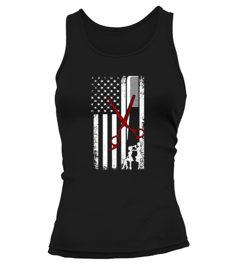Hair Stylist Flag Tank top Woman
