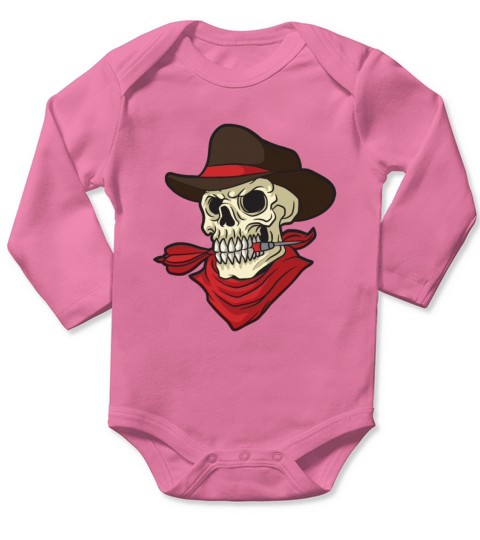 Horror Death Dart Long Sleeve Baby One-Piece