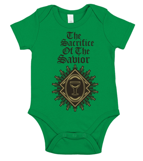 The Sacrifice Of The Savior Short Sleeve Baby One-Piece