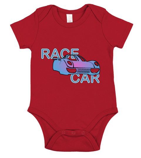 race car Short Sleeve Baby One-Piece