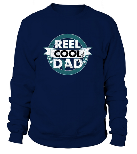 Reel Cool Dad Fishing Fathers Day Women's Sweatshirt