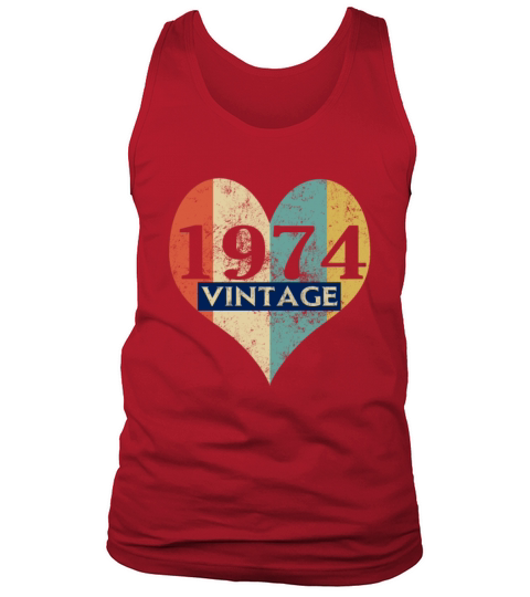 Vintage 1974 Retro Men's Tank Top