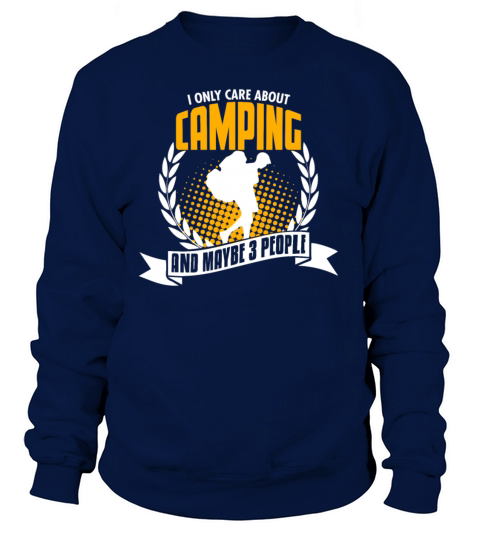 Funny Camping T-Shirt Bday Present Women's Sweatshirt