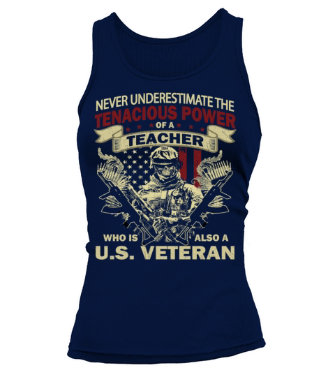 Tenacious Teacher US Veteran Women's Tank Top