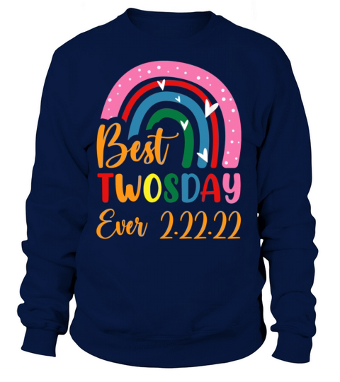 Best Twosday Ever 2-22-22 Happy Twosday 2022 Women's Sweatshirt