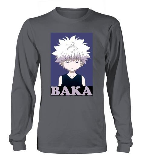 shirt Hunter X Hunter-Killua Zoldyck-Baka Long sleeved Unisex