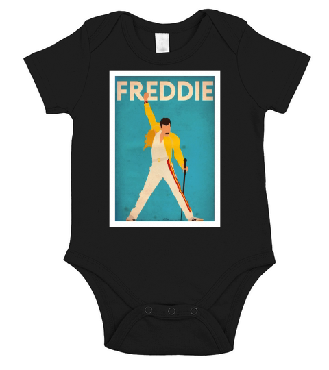 Freddie Mercury - Baby Onesie Short Sleeve Baby One-Piece