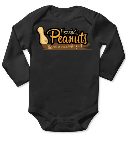 Fezziks Peanuts Long Sleeve Baby One-Piece