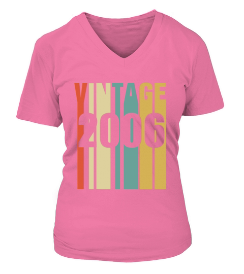 Vintage 2006 Retro Women's V-Neck T-shirt