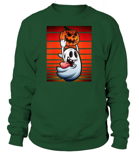 Halloween Ghost Pumpkin Funny autumn Women's Sweatshirt