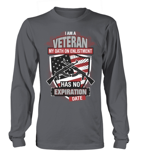Veteran My Oath Enlistment Has No Expiration Date Women's Long Sleeve