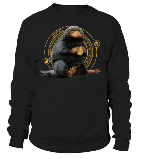 Fantastic Beasts Niffler With Coin Gold Women's Sweatshirt