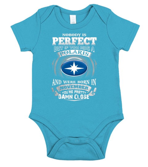 RIDE A POLARIS NOVEMBER Short Sleeve Baby One-Piece