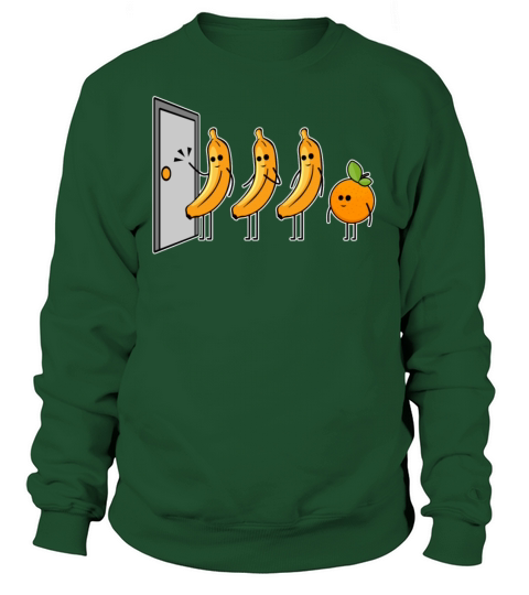 Knock Knock Whos There Banana Orange Women's Sweatshirt