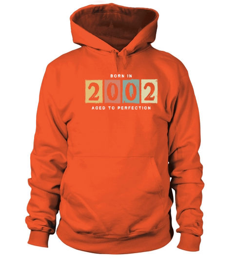 2002 Birthday vintage Gift Idea Men's Hoodie