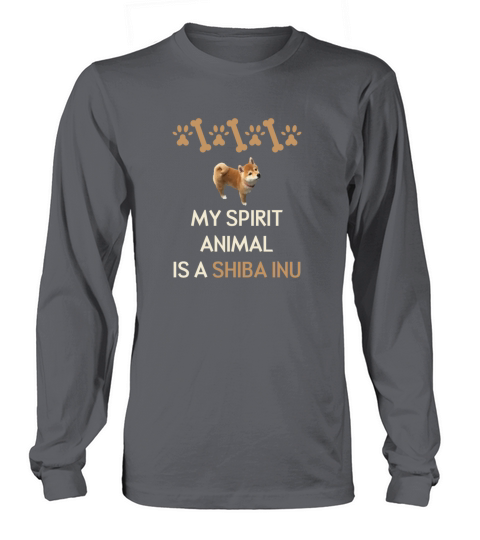 My Spirit Animal Is A Shiba Inu Men's Long Sleeve