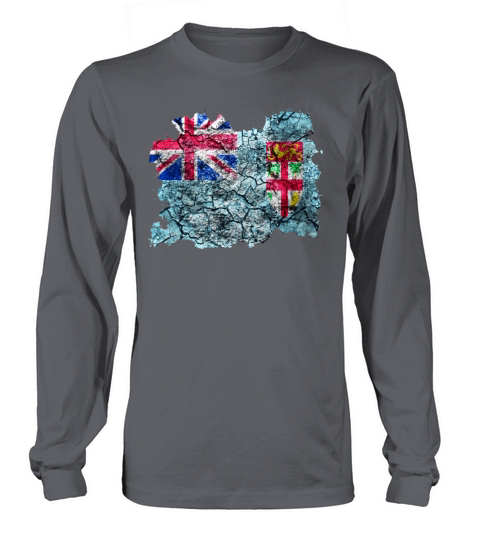 Fiji Vintage Flag Men's Long Sleeve